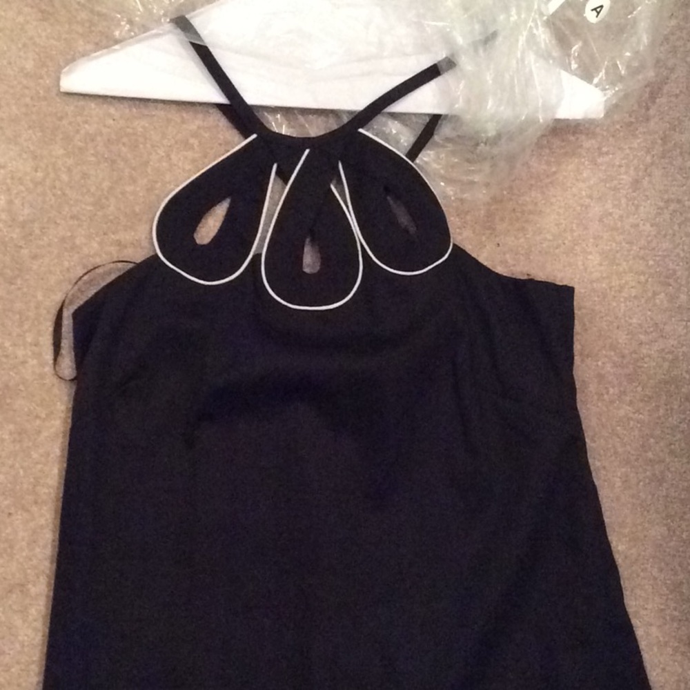 Laundry little Black dress Spaghetti Strap size 8 - Picture 3 of 5